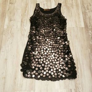 HOT scallop sequin dress